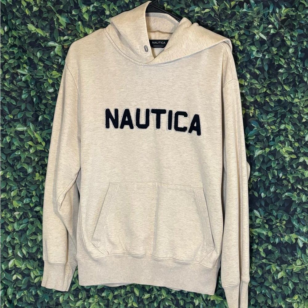 Gray Nautica Mens Hoodie